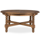 Samuelle Coffee Table, Distressed Natural-Furniture - Accent Tables-High Fashion Home