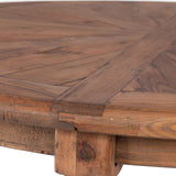 Samuelle Coffee Table, Distressed Natural-Furniture - Accent Tables-High Fashion Home