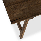 Elio Bench, Burnt Bleached Oak-Furniture - Benches-High Fashion Home