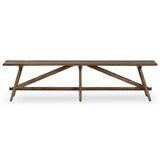 Elio Bench, Burnt Bleached Oak-Furniture - Benches-High Fashion Home