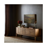 Bergstrom Media Console, Warm Natural Oak Veneer by Four Hands — ESS_1