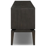 Bergstrom Media Console, Smoked Black Veneer by Four Hands — SID_1