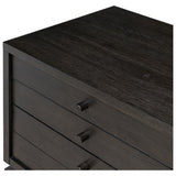 Bergstrom Media Console, Smoked Black Veneer by Four Hands — DET_1