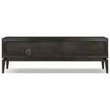 Bergstrom Media Console, Smoked Black Veneer by Four Hands — BCK_1