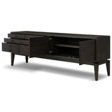 Bergstrom Media Console, Smoked Black Veneer by Four Hands — OPN_1 interior