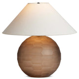 Sienna Table Lamp, Smoked Glass