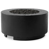 Damian Outdoor Propane Fire Table, Textured Ebony by Four Hands — PRM_1