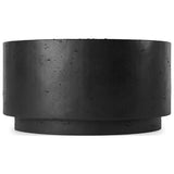 Damian Outdoor Natural Gas Fire Table, Textured Ebony by Four Hands — SID_1