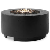 Damian Outdoor Natural Gas Fire Table, Textured Ebony by Four Hands — PRM_2