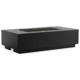 Kenton Outdoor Natural Gas Fire Table, Textured Ebony by Four Hands — PRM_1