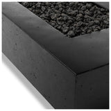 Kenton Outdoor Natural Gas Fire Table, Textured Ebony by Four Hands — DET_1