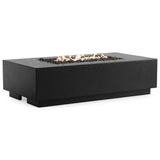 Kenton Outdoor Natural Gas Fire Table, Textured Ebony by Four Hands — PRM_2
