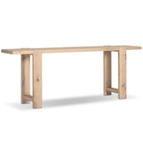 Matei Console Table, Bleached Oak by Four Hands