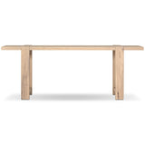 Matei Console Table, Bleached Oak by Four Hands