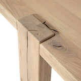 Matei Console Table, Bleached Oak by Four Hands