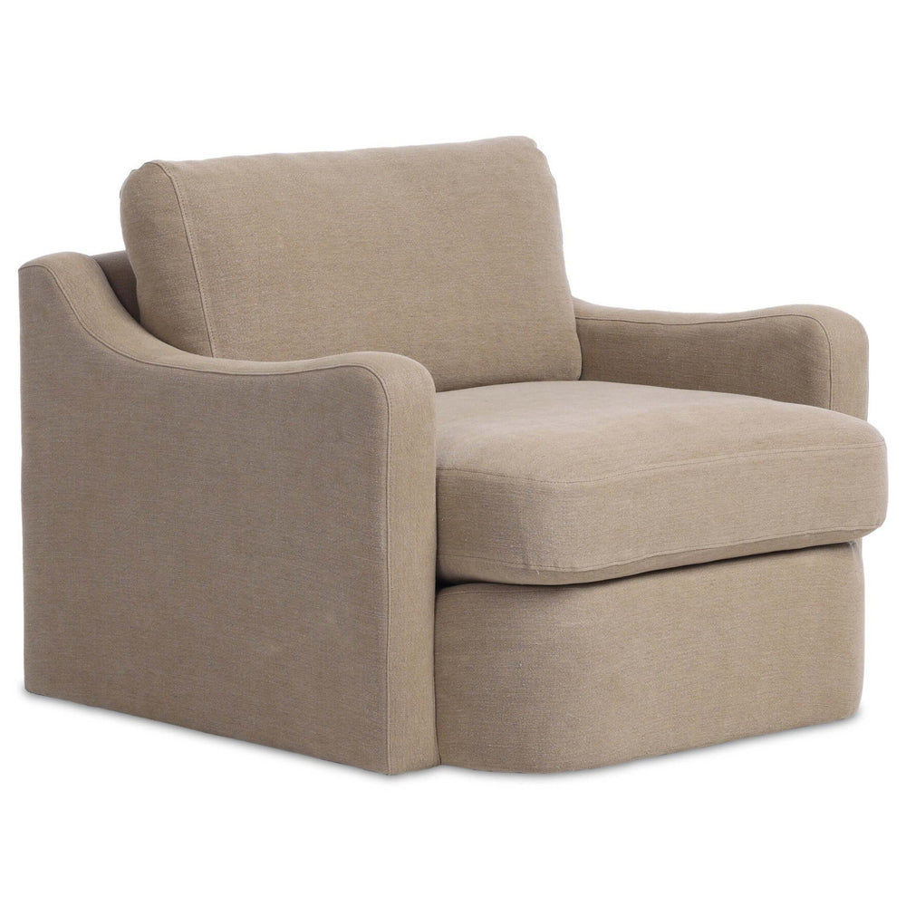Aurelia Swivel Chair, Broadway Canvas by Amber Lewis x Four Hands