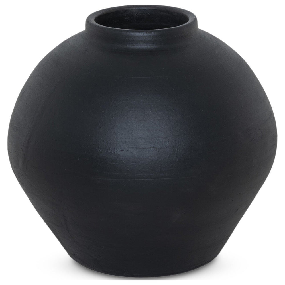 Bosa Vessel, Aged Black Terracotta by Amber Lewis x Four Hands — PRM_1