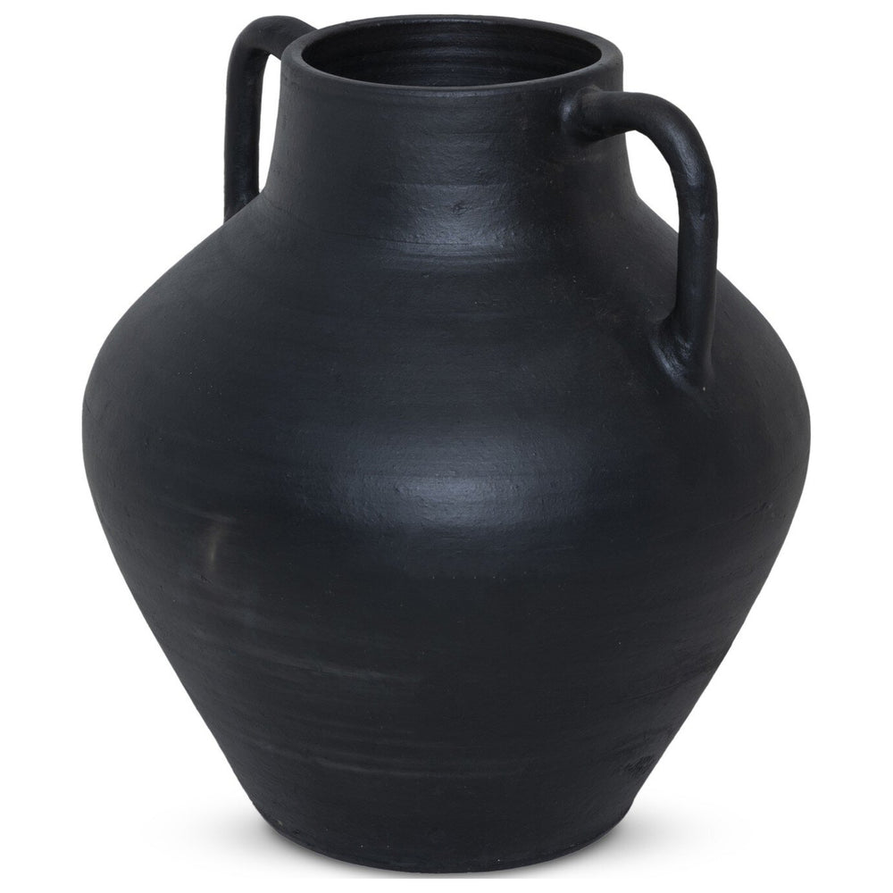 Atrani Vessel, Aged Black Terracotta by Amber Lewis x Four Hands — PRM_1