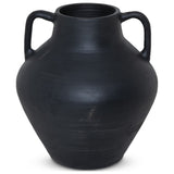Atrani Vessel, Aged Black Terracotta by Amber Lewis x Four Hands — FRT_1