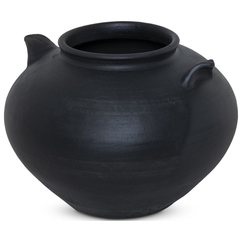 Civita Vessel, Aged Black Terracotta by Amber Lewis x Four Hands — PRM_1