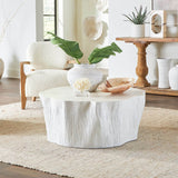 Woods Edge Coffee Table, White-Furniture - Accent Tables-High Fashion Home