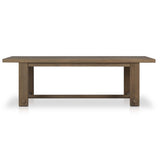 Lumi 98" Outdoor Dining Table, Toasted Brown by Amber Lewis x Four Hands