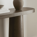 Valen Console Table, Rustic Brown