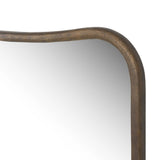 Patz Mantel Mirror, Antiqued Brass by Amber Lewis x Four Hands-Accessories-High Fashion Home
