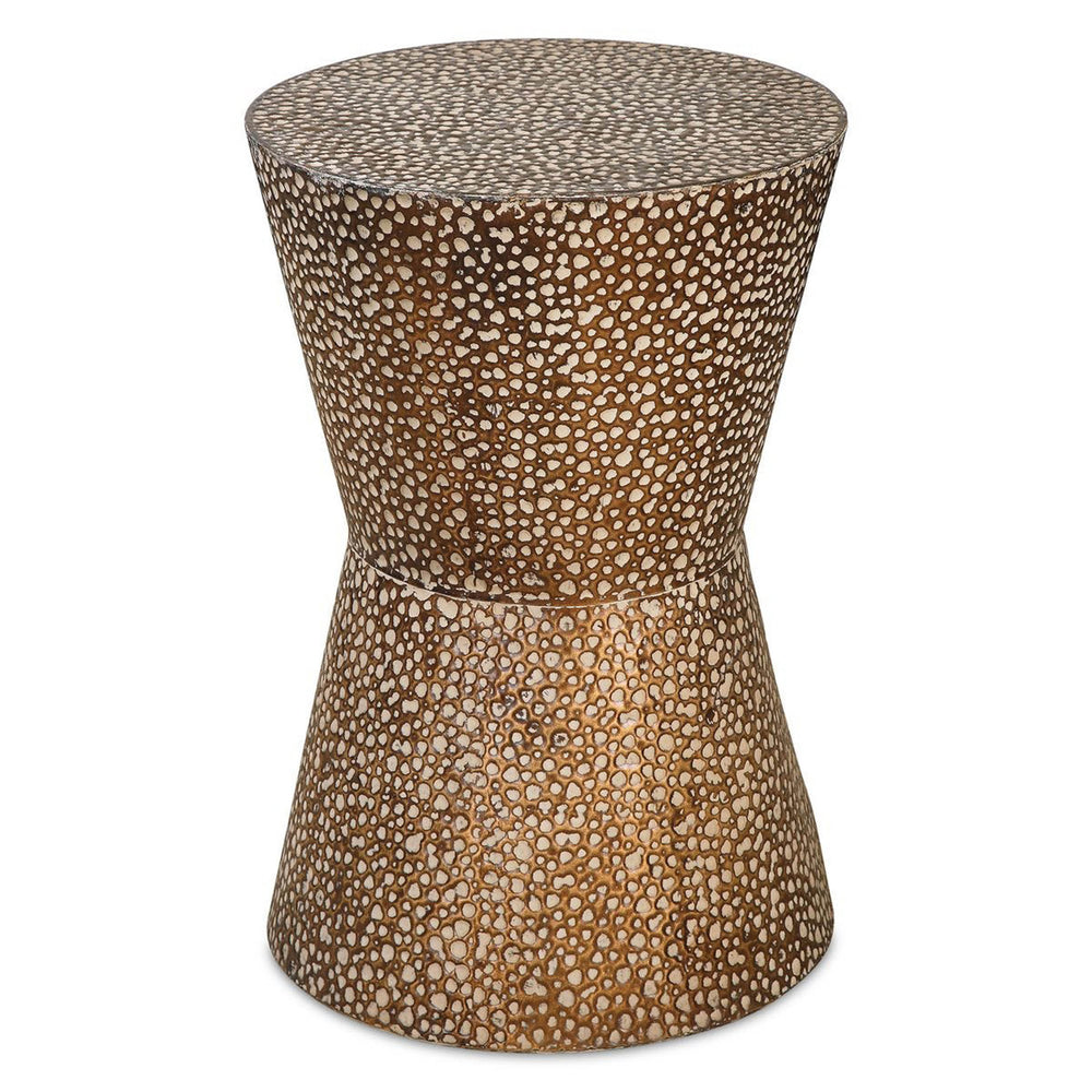 Cutler Accent Table, Cooper Bronze-Furniture - Accent Tables-High Fashion Home