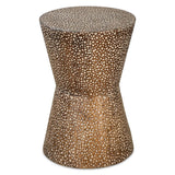 Cutler Accent Table, Cooper Bronze-Furniture - Accent Tables-High Fashion Home