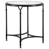 Samson Side Table, Aged Black