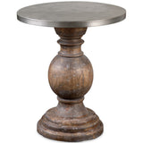Blythe Side Table, Weathered Natural-Furniture - Accent Tables-High Fashion Home