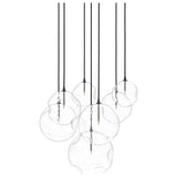 Cluster 7 Mix Chandelier, Black Gunmetal by Four Hands — PRM_1