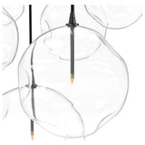 Cluster 7 Mix Chandelier, Black Gunmetal by Four Hands — DET_1