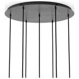 Cluster 7 Mix Chandelier, Black Gunmetal by Four Hands — DET_1