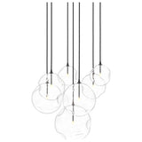 Cluster 7 Mix Chandelier, Black Gunmetal by Four Hands — PRM_1