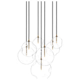 Cluster 7 Mix Chandelier, Heritage Bronze Brass by Four Hands — PRM_1