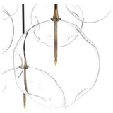 Cluster 7 Mix Chandelier, Heritage Bronze Brass by Four Hands — DET_1