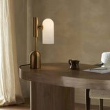 Odyssey Table Lamp, Burnished Brass-Lighting-High Fashion Home