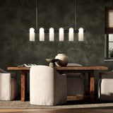 Odyssey Linear MD Chandelier, Black Gunmetal-Lighting-High Fashion Home