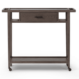 Dorrit Bar Cart, Brown Oak