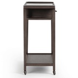 Dorrit Bar Cart, Brown Oak