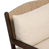 Herrin Outdoor Chair, Liller Flax/Stained Saddle Brown by Four Hands