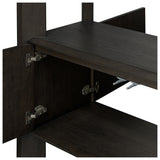 Orwin Wide Bookshelf, Smoked Black Oak by Four Hands — DET_1