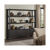 Orwin Wide Bookshelf, Smoked Black Oak by Four Hands — ESS_1
