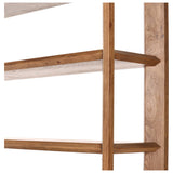 Orwin Wide Bookshelf, Worn Oak by Four Hands — DET_1