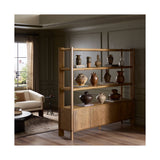 Orwin Wide Bookshelf, Worn Oak by Four Hands — ESS_1