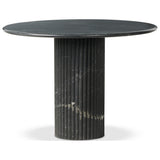 Oranda Round Dining Table 42", Black Marble by Four Hands — FRT_1