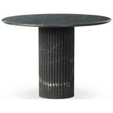 Oranda Round Dining Table 42", Black Marble by Four Hands — SID_1