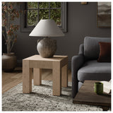 Abaso End Table, Whitewash Rustic by Four Hands — ESS_1